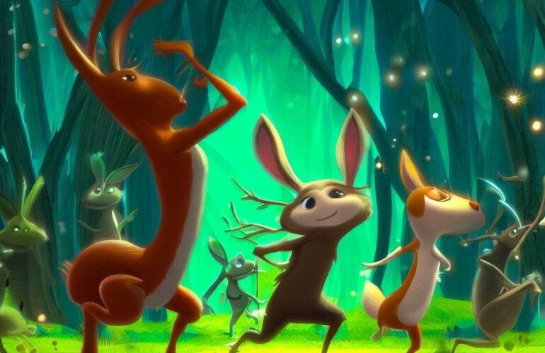 dancing forest creatures